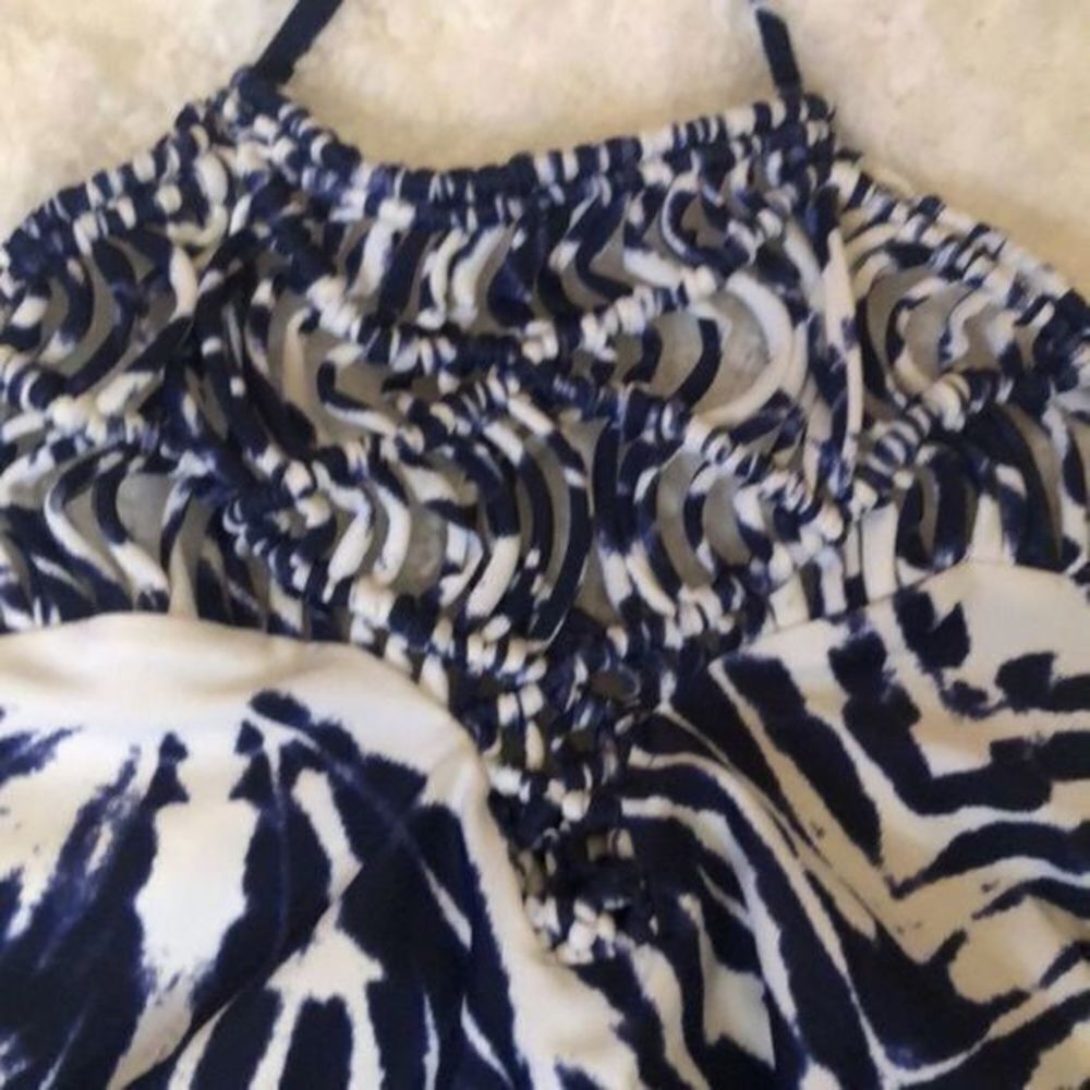 MIKOH moorea macrame one piece tie dye bathing suit - Picture 7 of 11
